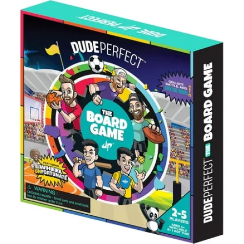 Dude Perfect The Board Game for Kids Ages 4+ - 2 to 5 Players - Family and Friend Game Night
