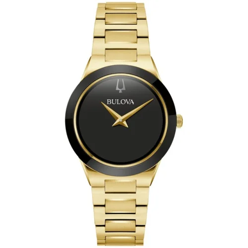 Bulova Women's Modern Millenia Quartz Gold Stainless Steel Watch 32 MM 97L175
