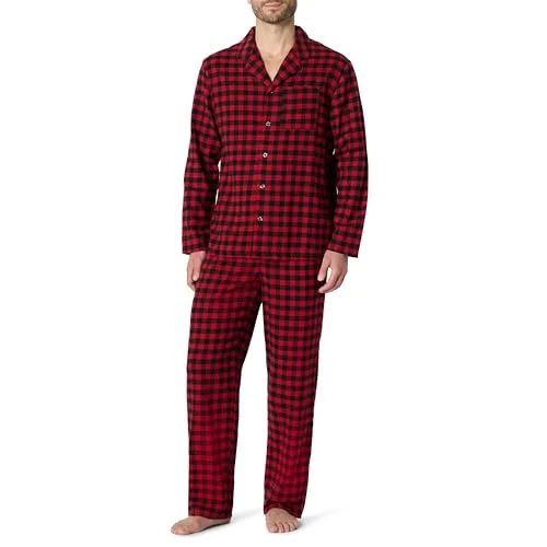 Men's Matching Holiday Family Pajama Sets, Classic Buffalo Check, Medium