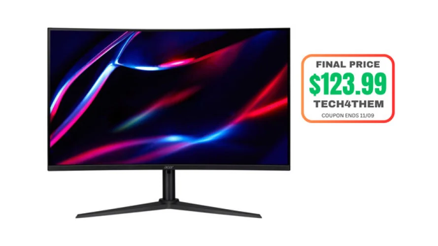 Acer 31.5" Nitro Curved Monitor LED WQHD 144Hz 1 ms 2560x1440 XZ322QU V3bmiiphx