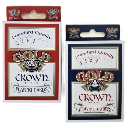 Gold Crown Brand Quality Paper Standard Poker Playing Cards (Walmart Exclusive) by Great Time Games