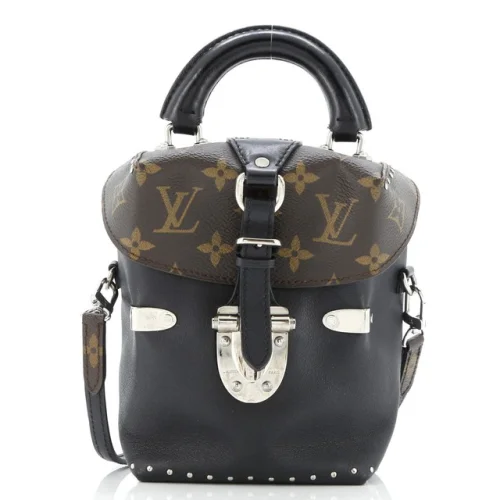 Louis Vuitton Camera Box Handbag Studded Monogram Canvas and Leather