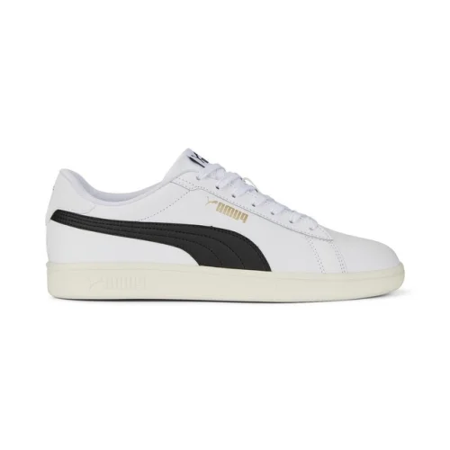 Puma Smash 3.0 L 39098703 Mens White Leather Lifestyle Sneakers Shoes