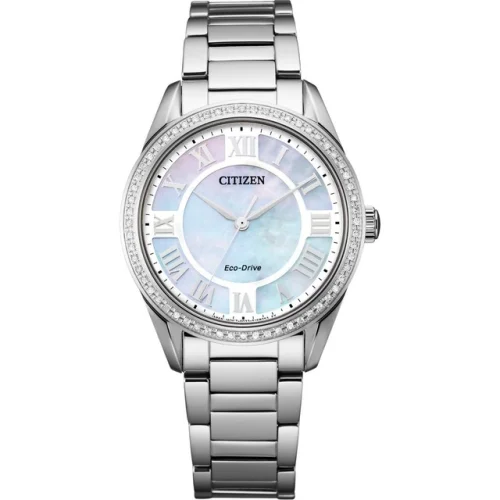 Citizen Eco-Drive Arezzo Diamond Accent Bezel Women's Watch 32mm EM0880-54D
