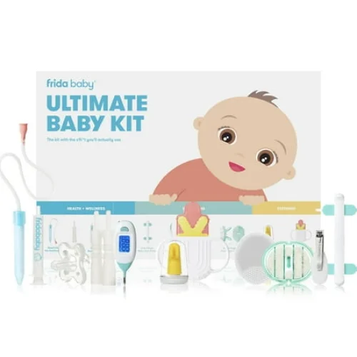 Ultimate Baby Kit | Health, Grooming & Teething Essentials with Keep-It-All-In-Place Case