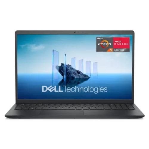 Dell 15 Laptop DC15255 - 15.6-inch FHD Touchscreen, AMD Ryzen 5, 8GB RAM, 512GB SSD, Black