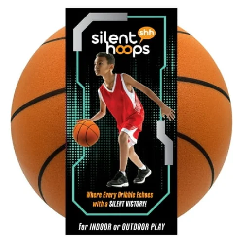 Supreme Silent Hoops Standard Size Indoor Basketball by Silent Hoops, Ages 6+