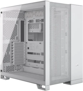 Corsair 6500D Airflow Mid-Tower ATX Dual Chamber Computer Case (White)