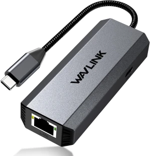 WAVLINK USB C to Ethernet Adapter 2.5 Gbps, USB to 2.5G Ethernet Adapter