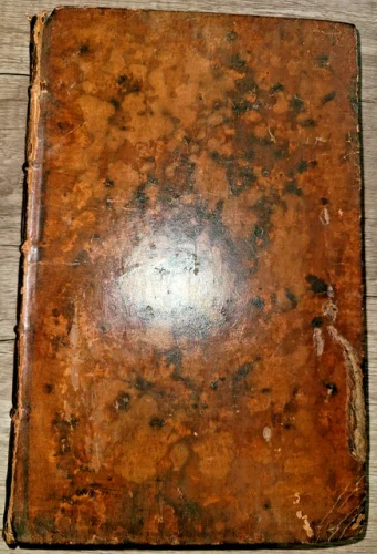 Antique Leather Book, Hudibras, Vol. II Amended by Zachary Grey, 1772