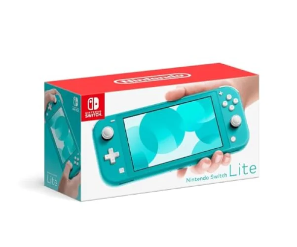 Nintendo Switch Lite - Turquoise Gaming Console for On-the-Go Play and Entertainment