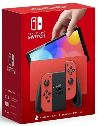 New Limited Edition Nintendo Switch OLED Special Super Mario RED Edition Console