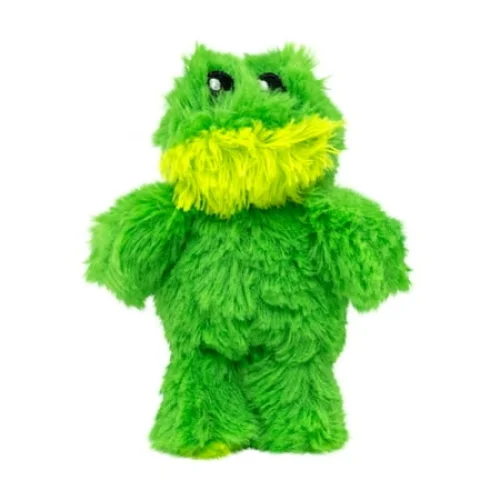 KONG® Dr. Noyz Frog Plush Toy, Extra Small with Removable Squeaker for Playtime Fun