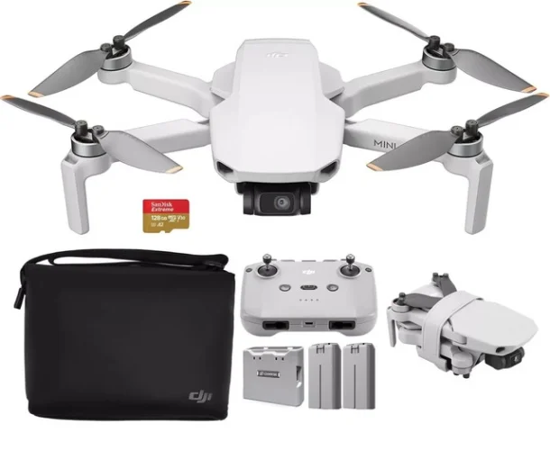 Certified Refurbished DJI Mini 2 Drone Fly More Vlogger Combo