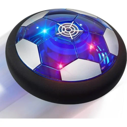 Rechargeable Indoor Hover Soccer Ball with LED Light for Kids Ages 3-12 - JBee Ctrl