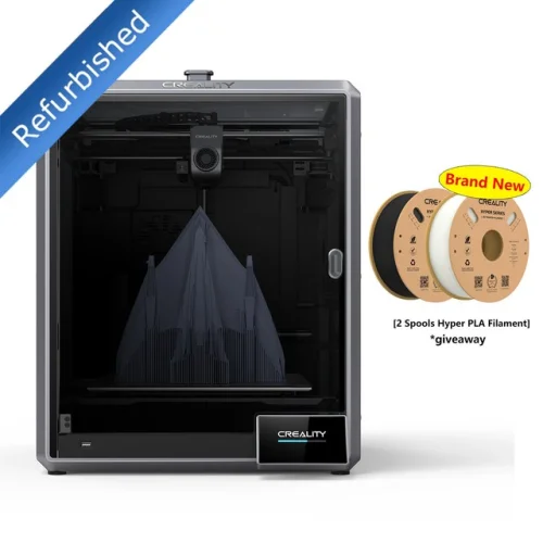 Refurbished Creality K1 Max 3D Printer with 2 Spools Hyper PLA Filament - 600mm/s Speed