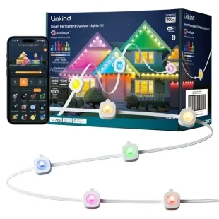 Linkind HP4 Smart Permanent Outdoor Lights - 100ft