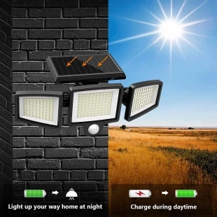 SZRSTH Solar Outdoor Lights - 3 Pack