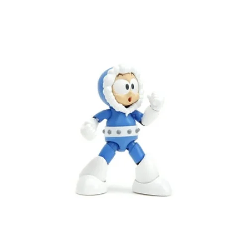 Mega Man 4" Ice Man Action Figure by Jada Toys - 1:12 Scale Collectible Robot Character