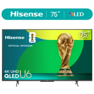 Hisense 75-Inch Class U6H Series ULED 4K UHD Google Smart TV (75U6H)
