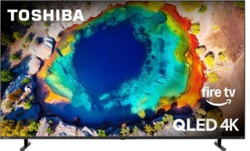 TOSHIBA 75" Class M550 Series QLED 4K UHD Smart Fire TV, Voice Remote with Alexa