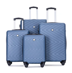 Travelhouse 4 Piece Hardshell Luggage Set Hardside Lightweight Suitcase with TSA Lock