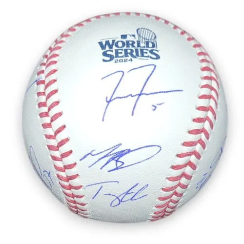2024 World Series Dodgers Team Signed Auto Baseball Freeman Betts Smith +6 MLB