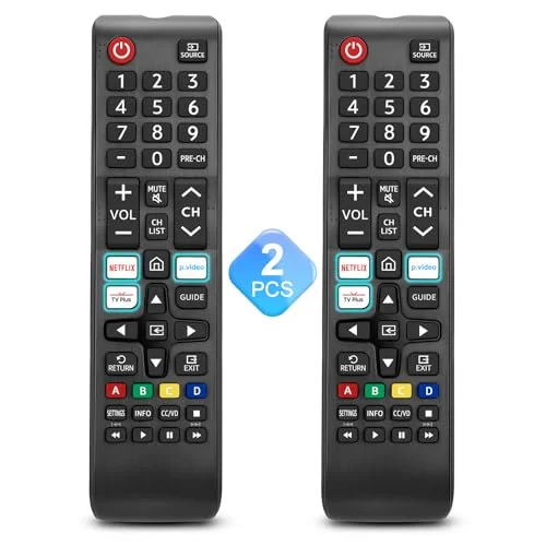 2x Universal Samsung TV Remote Replacement for Smart Frame QLED LED 7 Series TVs