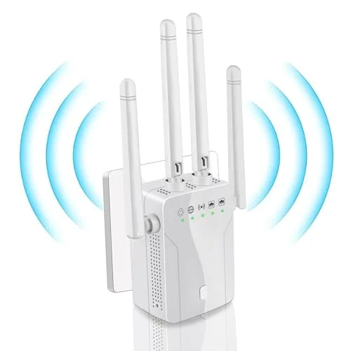 WiFi Extender Signal Booster for Home: Internet Repeater Covers Up to 45+ Devices and 8470 Sq.ft