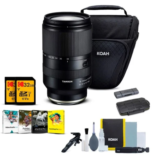 Tamron 18-300mm F/3.5-6.3 Di III-A VC Lens E-Mount with Accessory Kit Bundle
