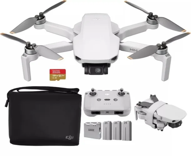 DJI Mini 4K Drone 3 Battery Ready To Fly Vlogger Combo - Certified Refurbished