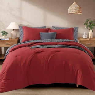Monbix Full Size Comforter Set - 7 Pieces