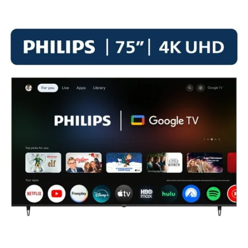 Philips 75" Class 4K Ultra HD Google Smart LED TV (75PUL7552/F7)