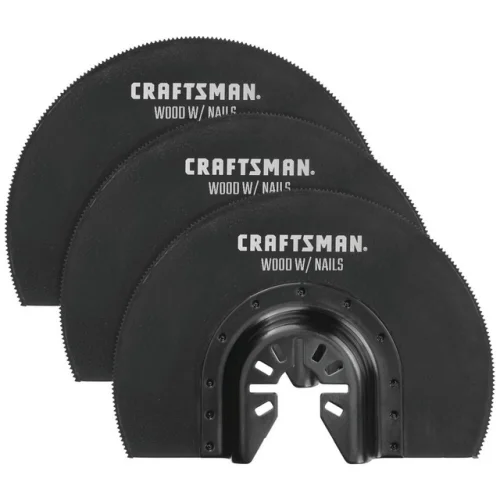 3-Pack Craftsman CMAO1133 Universal Fitment Bi-Metal Oscillating Tool Blades - New