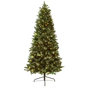 7 ft. Pre-Lit Douglas Fir Christmas Tree with 300 Individual Lights and Stand