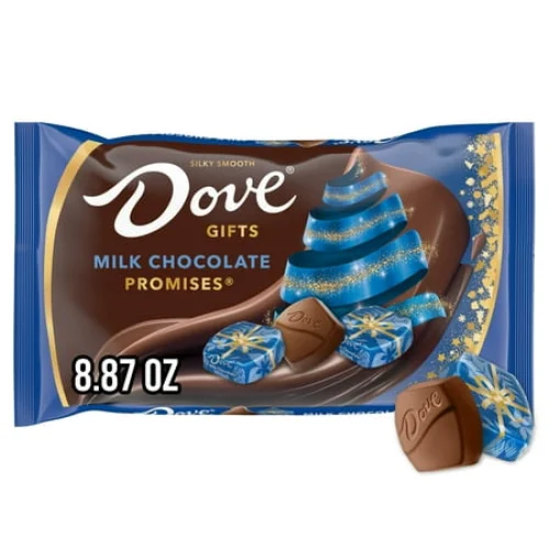 Dove Promises Milk Chocolate Christmas Candy Gifts - 8.87 oz Bag