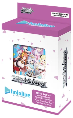 4th Generation TRIAL DECK Hololive Production Weiss Schwarz English