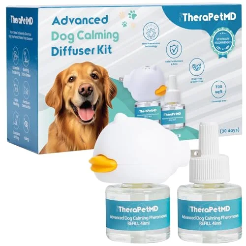 TheraPet MD 60-Day Dog Calming Diffuser with Refill - for Stress, Behavior, Anxiety & More