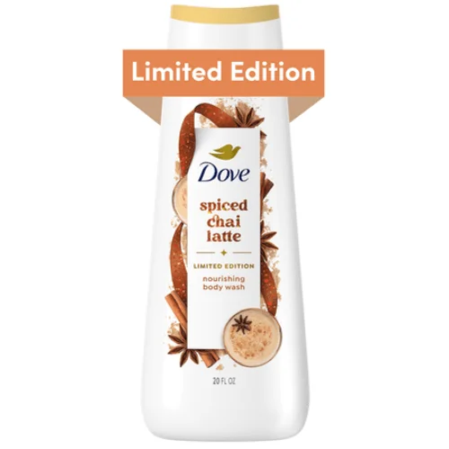 Dove Spiced Chai Latte Liquid Body Wash - Limited Edition Holiday Treat - 20 fl oz
