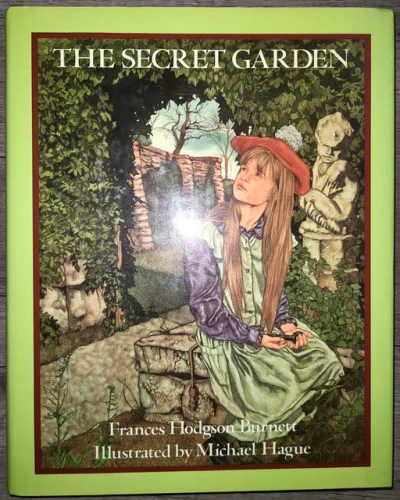 SIGNED! Vtg HC, The Secret Garden by Frances Burnett, illus Michael Hague, 1987