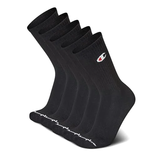 Champion Men's Cushion Crew Socks, 5-Pack