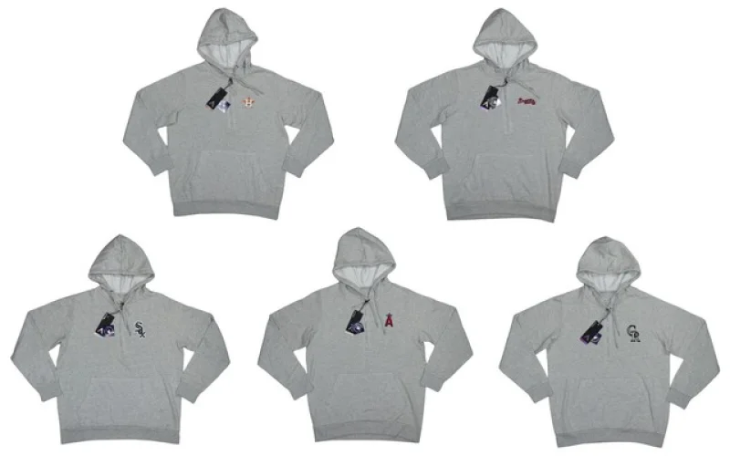 MLB Baseball Antigua 1/4 Zip Pullover Hoodie Men's Sweatshirt NWT Pick Size/Team
