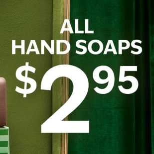 Early Black Friday Promotion: All Hand Soaps for $2.95