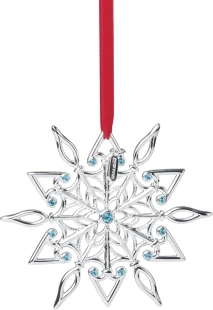 Snow Majesty Silverplate Ornament