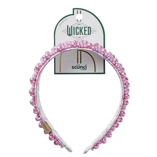 Wicked 2 Pearl Glinda Pink Headband - Hair Accessories for Women and Girls - Scunci by Conair