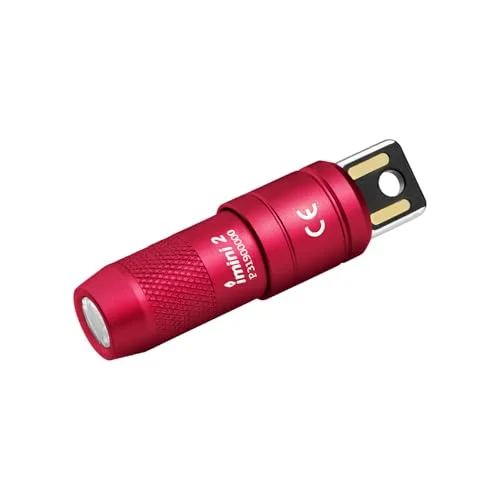Olight Imini 2 EDC Rechargeable Keychain Flashlight, 50 Lumens, Compact Mini LED Keyring Light