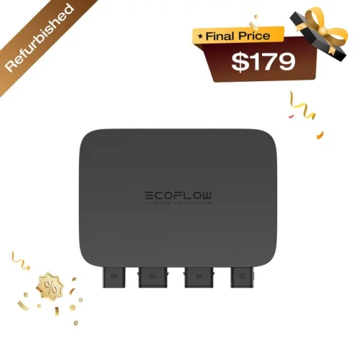 EcoFlow 800W Car Alternator Charger 3-in-1 Fast DC Charger Certified Refurbished