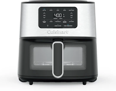 Cuisinart Air Fryer, 6-Quart Basket Large Fryer with 5 Cooking Functions to Roast