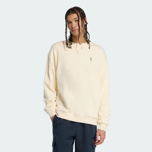 adidas Men Dog Sock Patch Graphic Sweatshirt