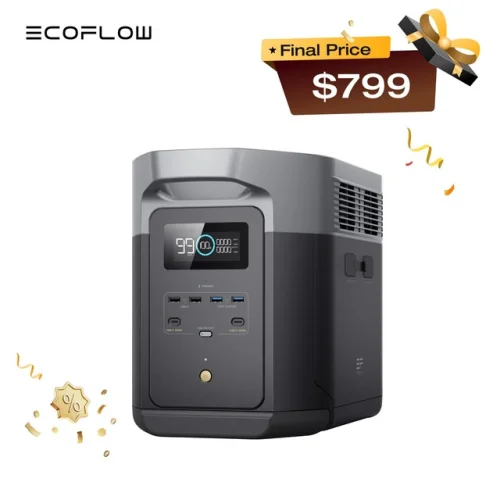 EcoFlow DELTA 2 Max Portable Power Station 2048Wh LFP Generator for Outdoor Use